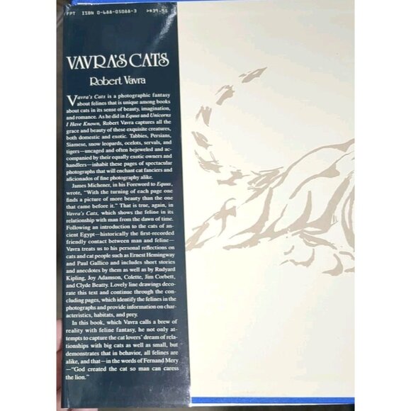 Vavras Cats by Robert Vavra Hardcover 1st Ed1996 Dust Jacket Pets kitten - Picture 5 of 14